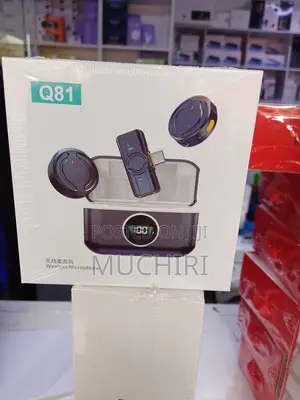 Q81 Rechargeable Wireless Microphone With Led Case