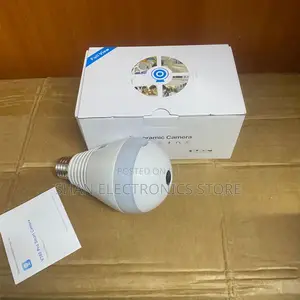 360° Wifi Bulb CCTV Camera – Easy Install Smart Security