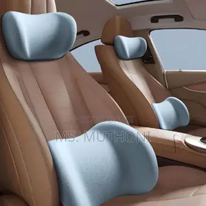 Zirae Brand Ergonomic Memory Foam Car Headrest Backrest Lumbar Suppor