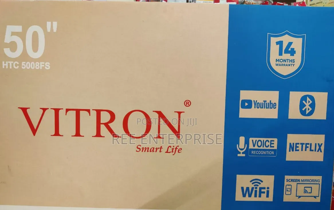 *Vitron 50" Smart Android Bt 
Model: 5008fs