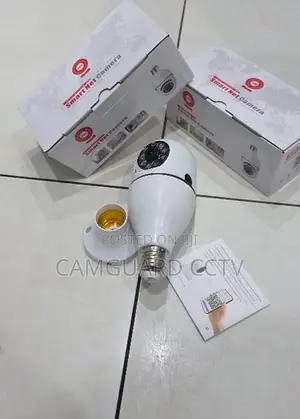 Hd Wifi Bulb Camera 360° Rotation Security Camera Mobile App Control