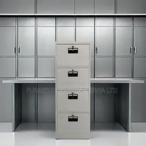 4-Drawer Modern Locker Cabinet With 4-Keys