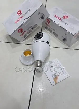 360° Wifi Light Bulb Camera Home Security Camera Motion Sensor