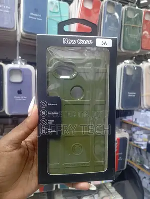 Google Pixel 3a Green Rugged Shield Protective Case