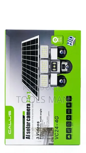 Calus Vc24-4g Ai Solar 3-in-1 Triple Lens 4g Security Camera.