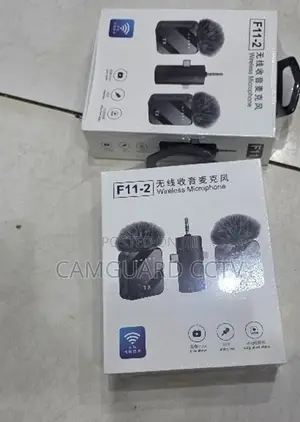 F11-2 Dual Wireless Microphone Lightning Type-C for iPhone/Android