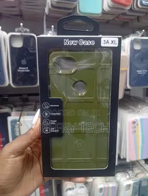 Google Pixel 3a Xl Green Distinct Textured Grid Pattern Case