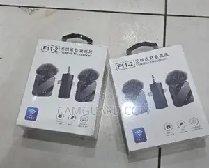 F11-2 Wireless Clip Microphone for Interviews, Vlog Streaming