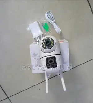 Dual Lens CCTV Camera Wifi - Auto Tracking + Night Vision