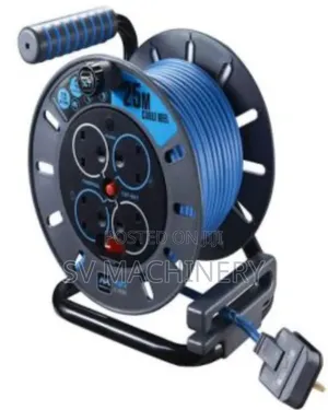 Heavy Duty 25m 1.5mm 4 Socket Cable Reel