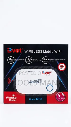 Evot M88 4g/5g Portable Universal Mobile Wifi Router Mifi.