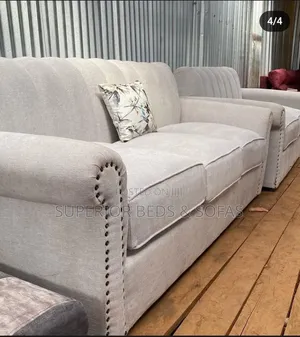 2 Seater Light Grey Sofa