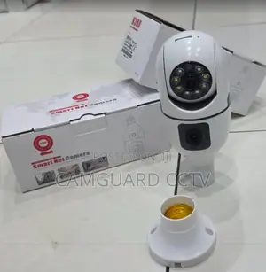 Wireless Dual Lens Light Socket Camera – V380 Pro App