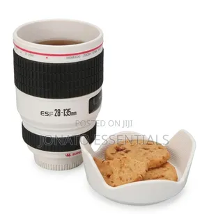 Camera Lens Mug Stainless Steel Insulated Thermos Cup