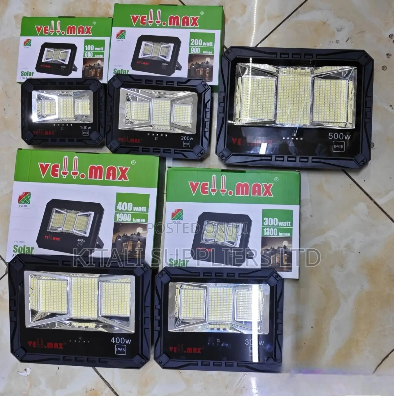 Vellmax 200w Solar Floodlight