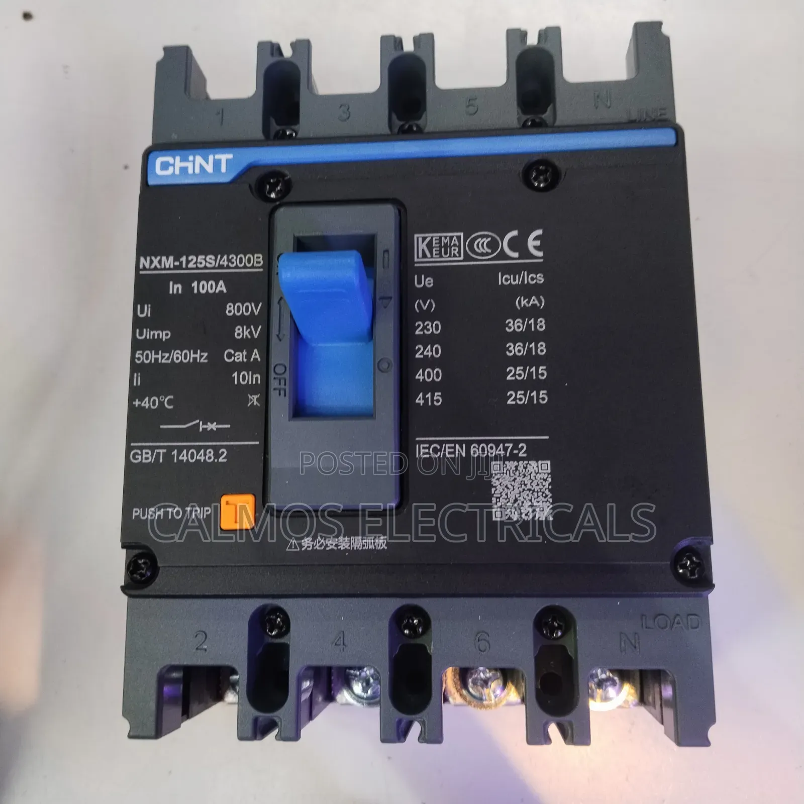 4pole McCb 100a ,Chint