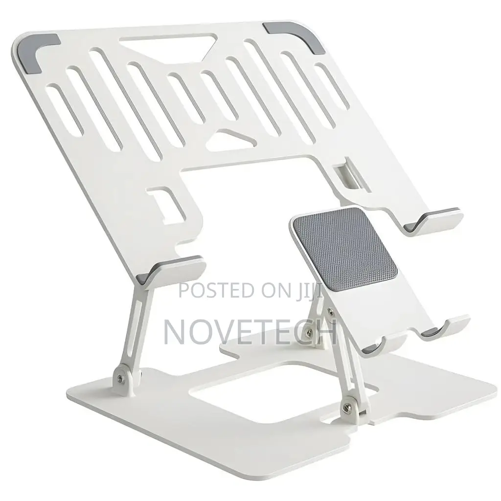 Laptop Stand With Phone Holder,Ergonomic Laptop Riser
