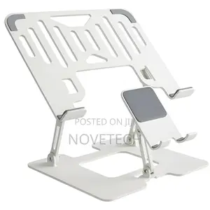 Laptop Stand With Phone Holder,Ergonomic Laptop Riser