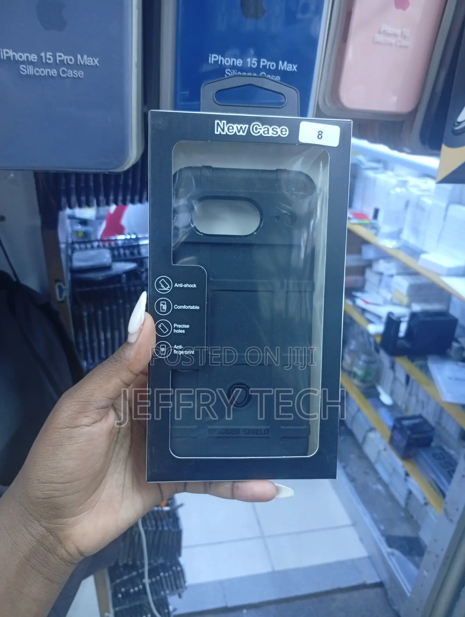 Google Pixel 8 Non-Slip Grip Rugged Shield Series Protective Case
