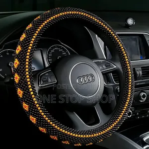Breathable Grip Handmade Custom Beaded 38cm Steer Cover