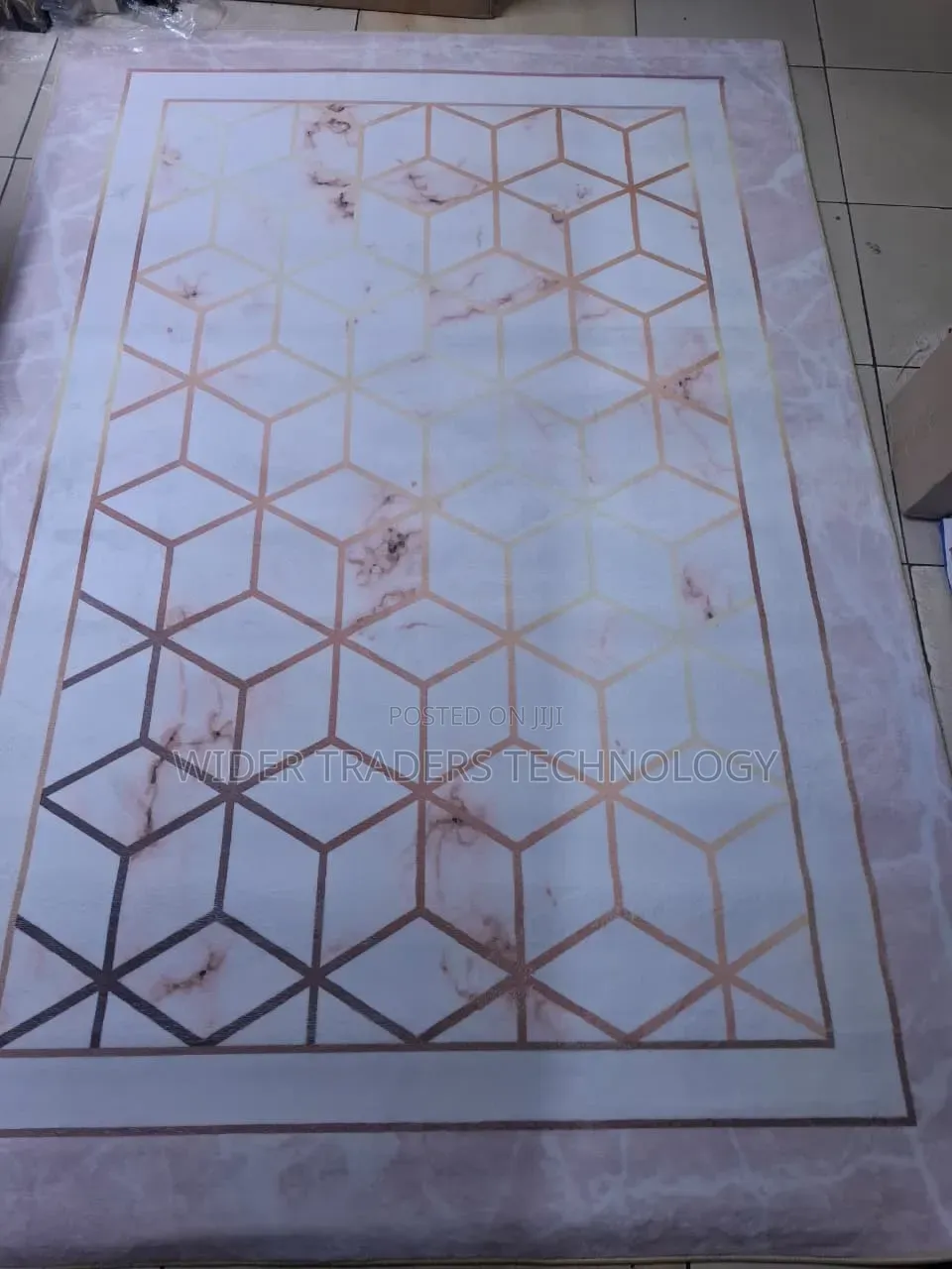 Hd Carpet Rug With 3d Design Elements 5x8