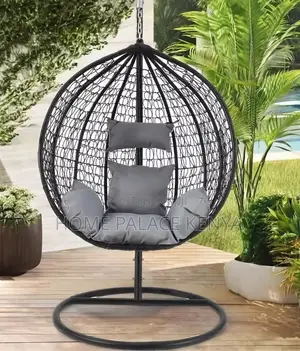 Hammock Chair: Rattan Hanging Basket Swing Chair With Cushion