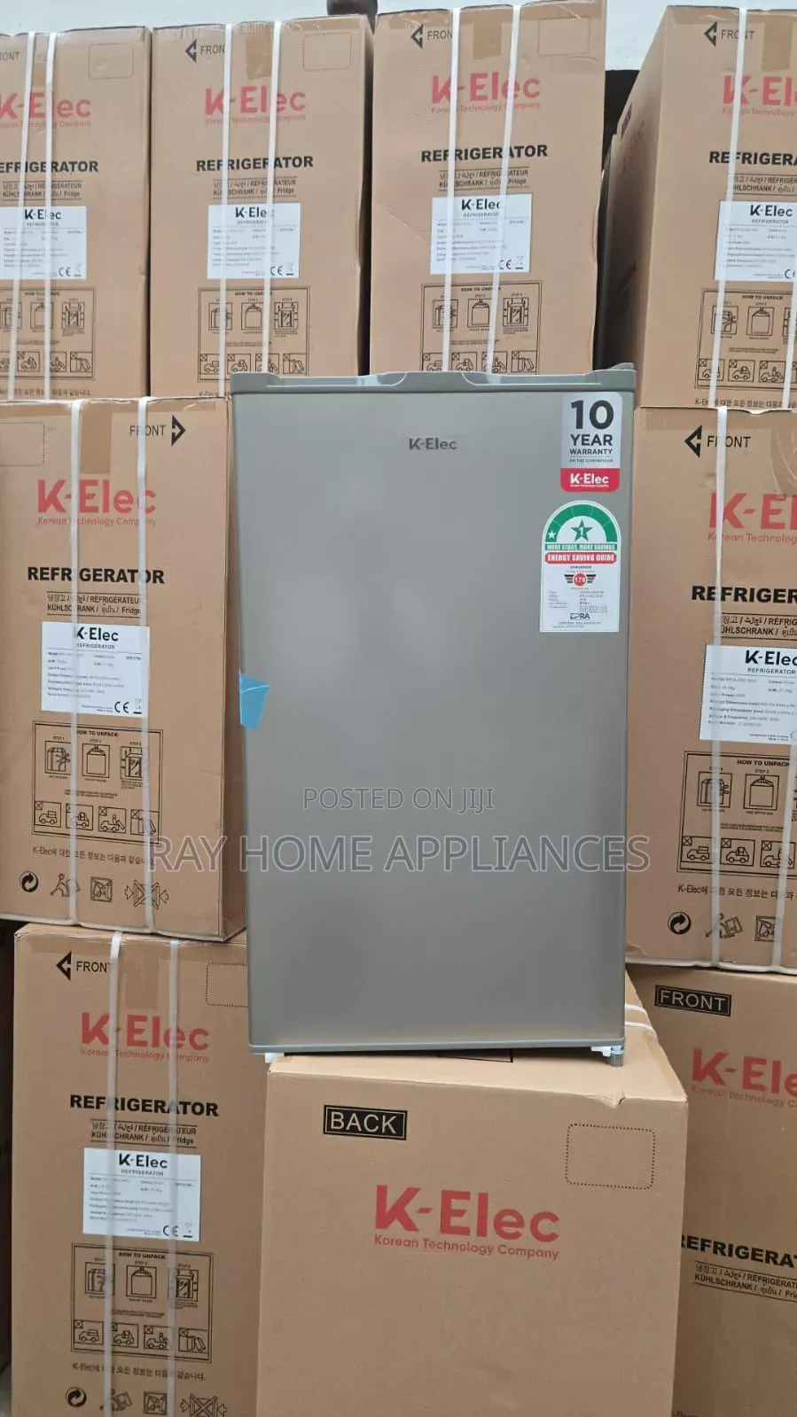 Klec 90l Single Door Refrigerator With Korean Technology 10y Warranty