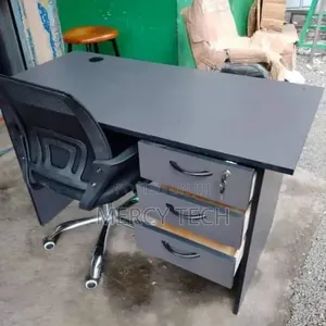1.2m Office Desk With Mesh Chair