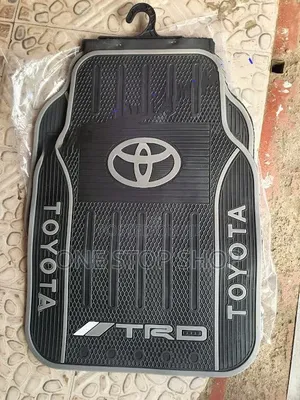 Toyota TRD Branded 5pc Durable Latex Rubber Waterproof Mats
