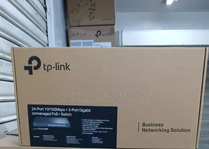 Tp-Link Tl-Sl1226p 24-Port + 2 Port Gigabit Unmanaged Poe + Switch
