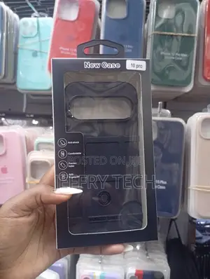 Google Pixel 10 Pro Black Rugged Shield Protective Case