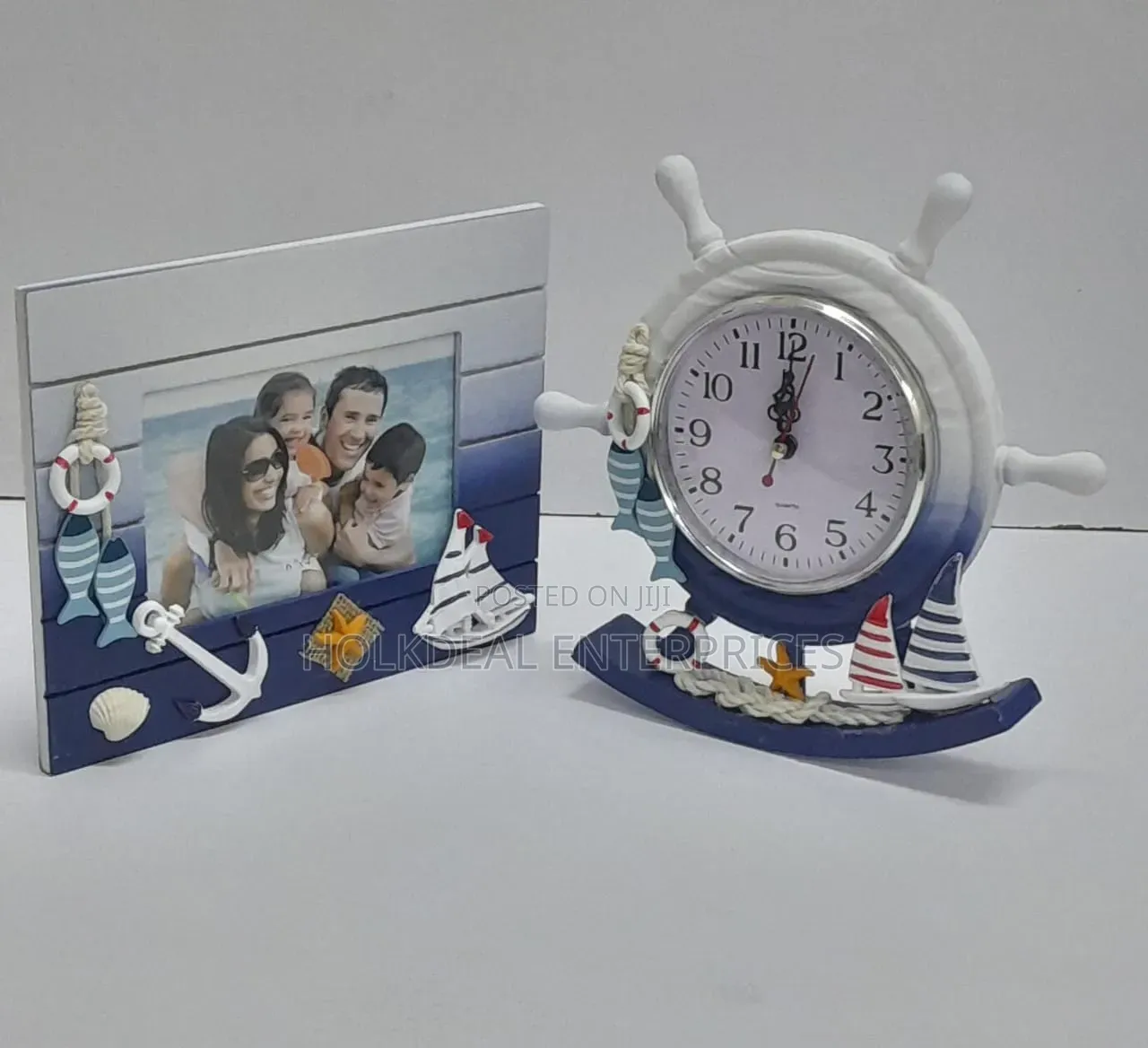 Decorative Table Clock With Frame