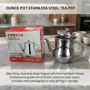Ounce Steel Tea Pot 
