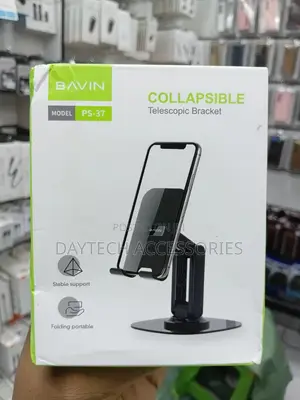 Bavin Ps-37 Collapsible Telescopic Phone Bracket Stand Holder.