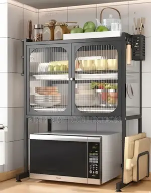 * Modern Kitchen Storage Rack / Microwave Stand *