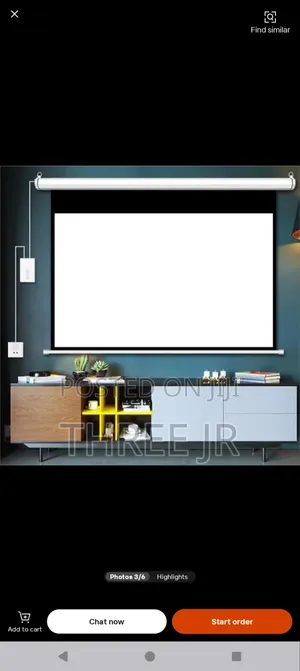 Nice Projector Screen for Sale. Electric Type
