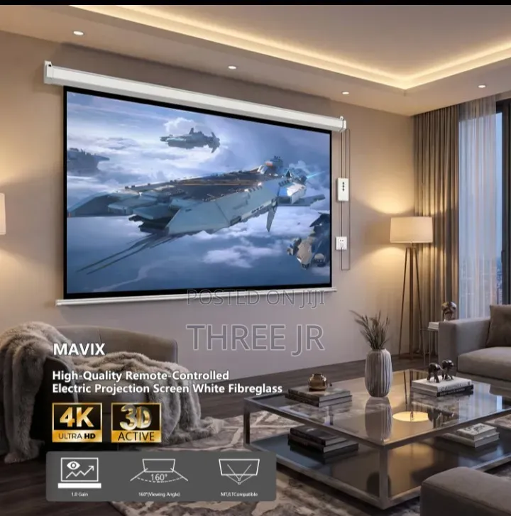 Nice Projector Screen for Sale. Electric Type