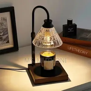 Bamboo Base Electric Candle Warmer