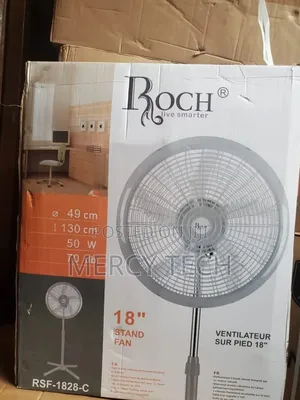 Roch 18" Stand Fan – Model RSF-1828-C