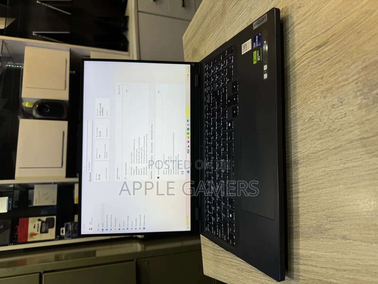 Laptop Lenovo Legion Y740 32GB Intel Core i9 SSD 1T