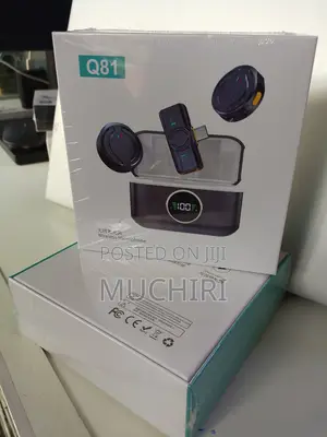 Pocket Audio Recording Kit Q81 Wireless Clip Mic