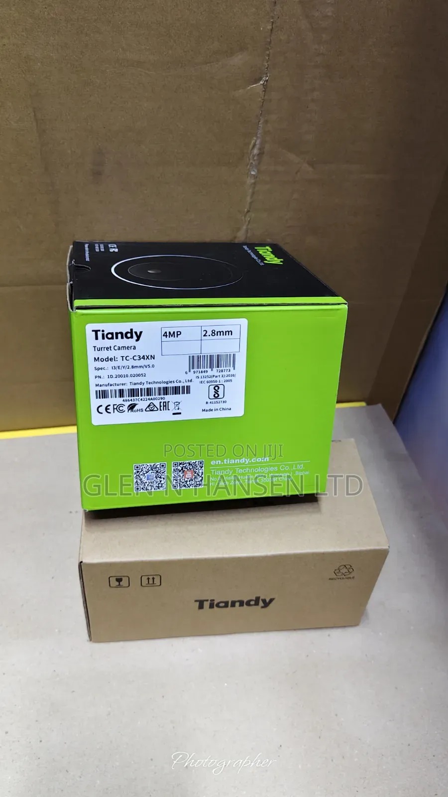Tiandy 4mp Ir Ip Camera With Audio