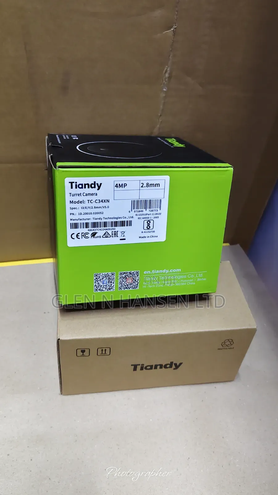Tiandy 4mp Ir Ip Camera With Audio