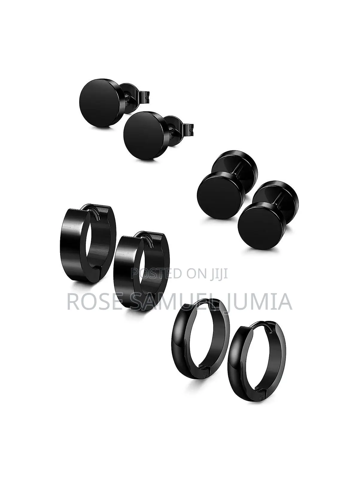 Cross Studs for Men