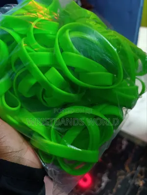 Rubber Plain Wristbands