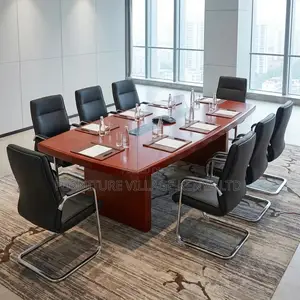 14-Seater Mahogany Meeting Conference Table