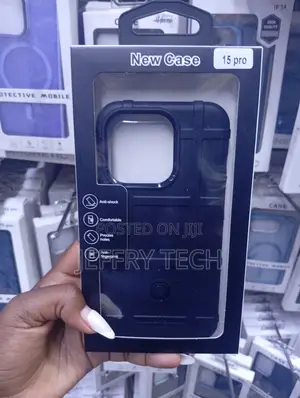 iPhone 15 Pro, "Anti-Shock" Rugged Shield Protective Case