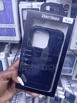 iPhone 15 Pro, "Anti-Shock" Rugged Shield Protective Case