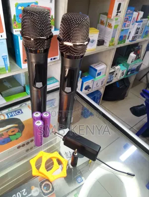 Reachargeable Wireless Dual Microphone