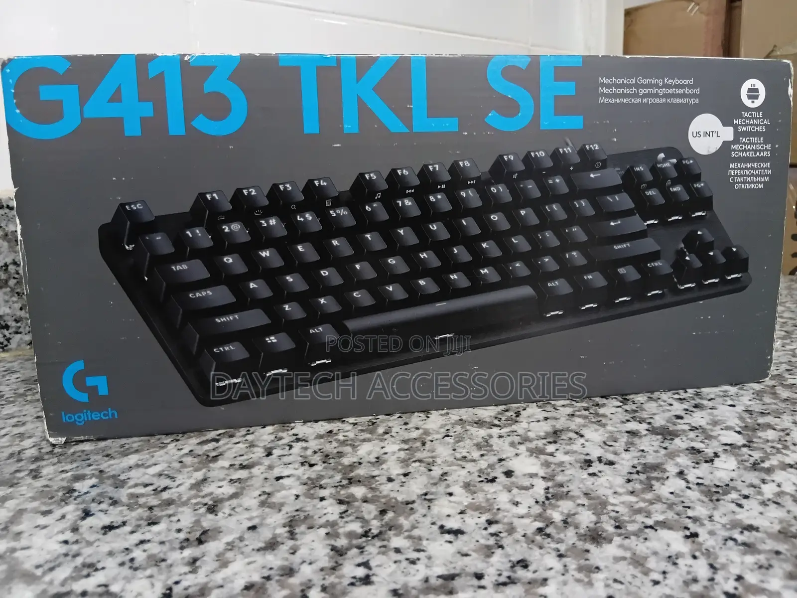 Logitech G413 TKL Se Mechanical Gaming Keyboard-Black
